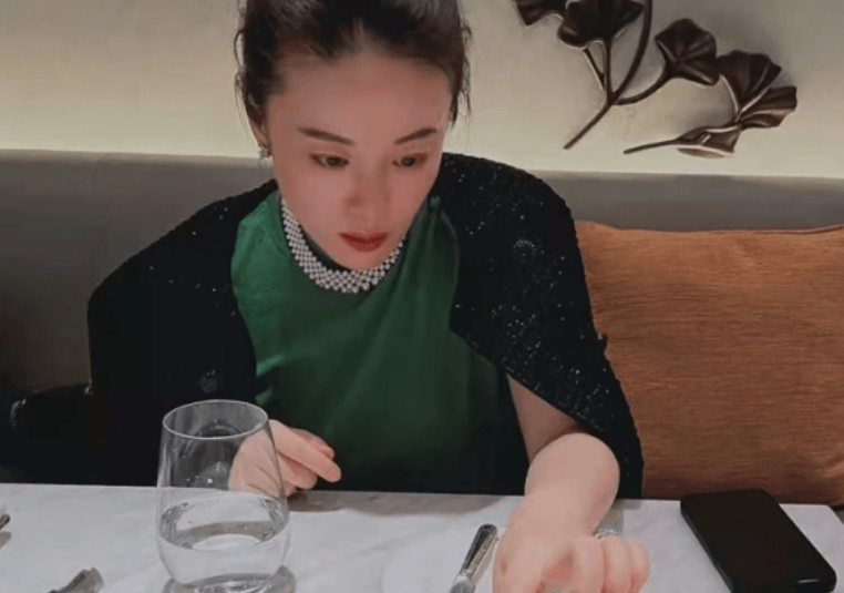 段奕宏老婆吃法餐,戴珍珠项链消瘦很多,夫妻俩结婚11年无子_王瑾_生活