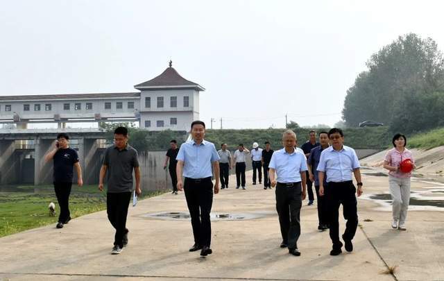 淮委副主任姬宏一行莅临新蔡县督导检查洪汝河治理工程建设_防洪_问题