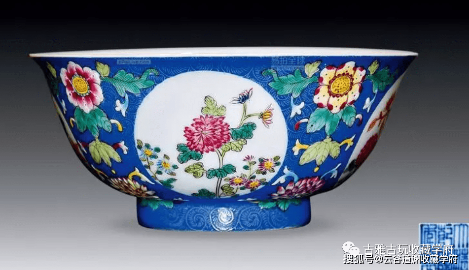 旧藏珍品 清時代 古陶磁器 康熙年製 粉彩 荷花文 荷塘情趣 碗 漆盒