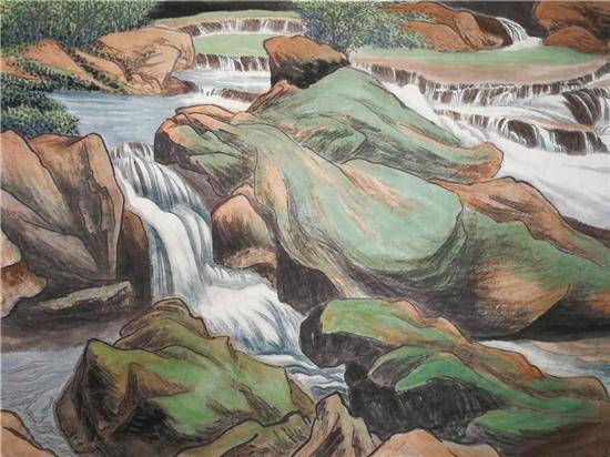 笔墨纵情 气势雄厚:著名画家陈龙作品赏析_艺术_书法_中国