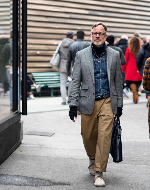 建议四五十岁男人:出门不穿花,不戴金,鞋不邋遢,才更有格调_衣服_鞋子