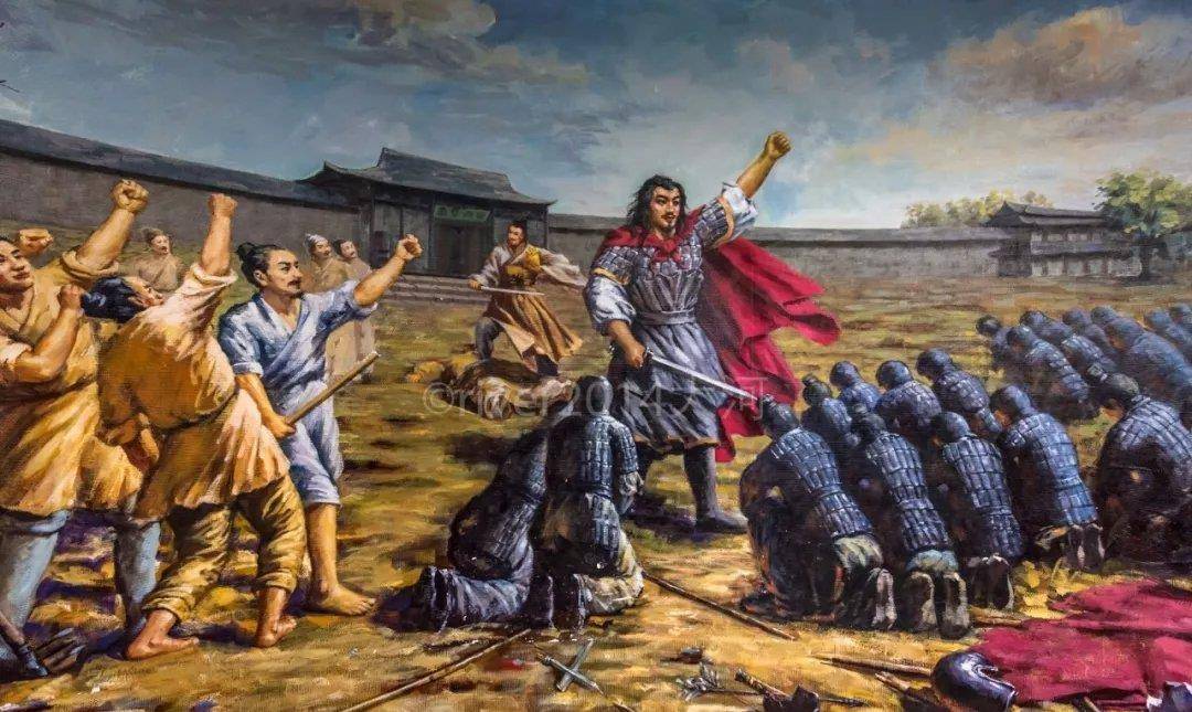 中国农民起义第一人,称王6个月后,死在了自己的车夫手中_陈胜_秦帝国