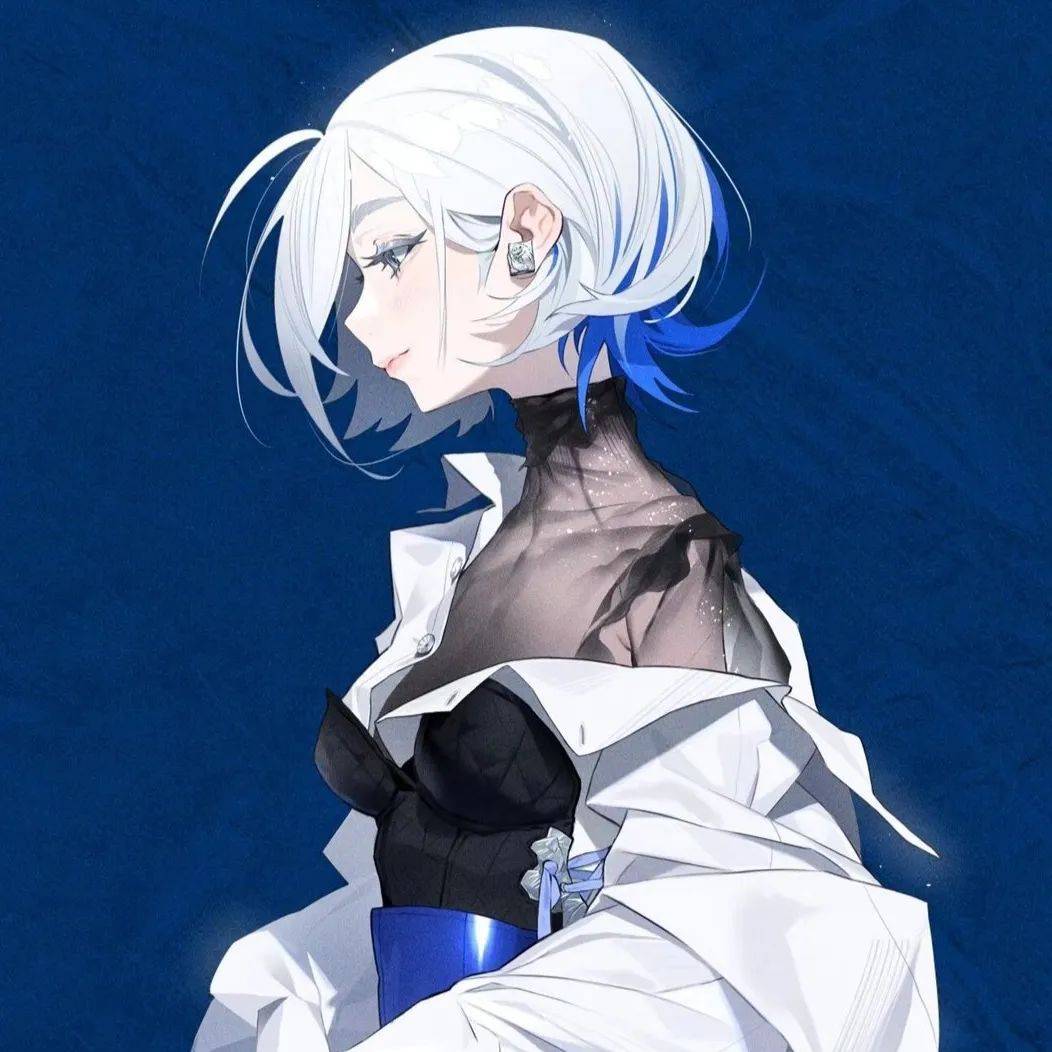 动漫女头|春水碧于天,画船听雨眠_星星