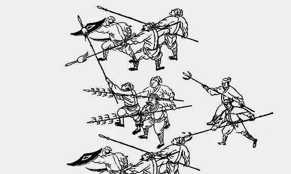 花心思去研究什么古代阵法,他从实际出发,针对金军骑兵独创了"撒星阵"