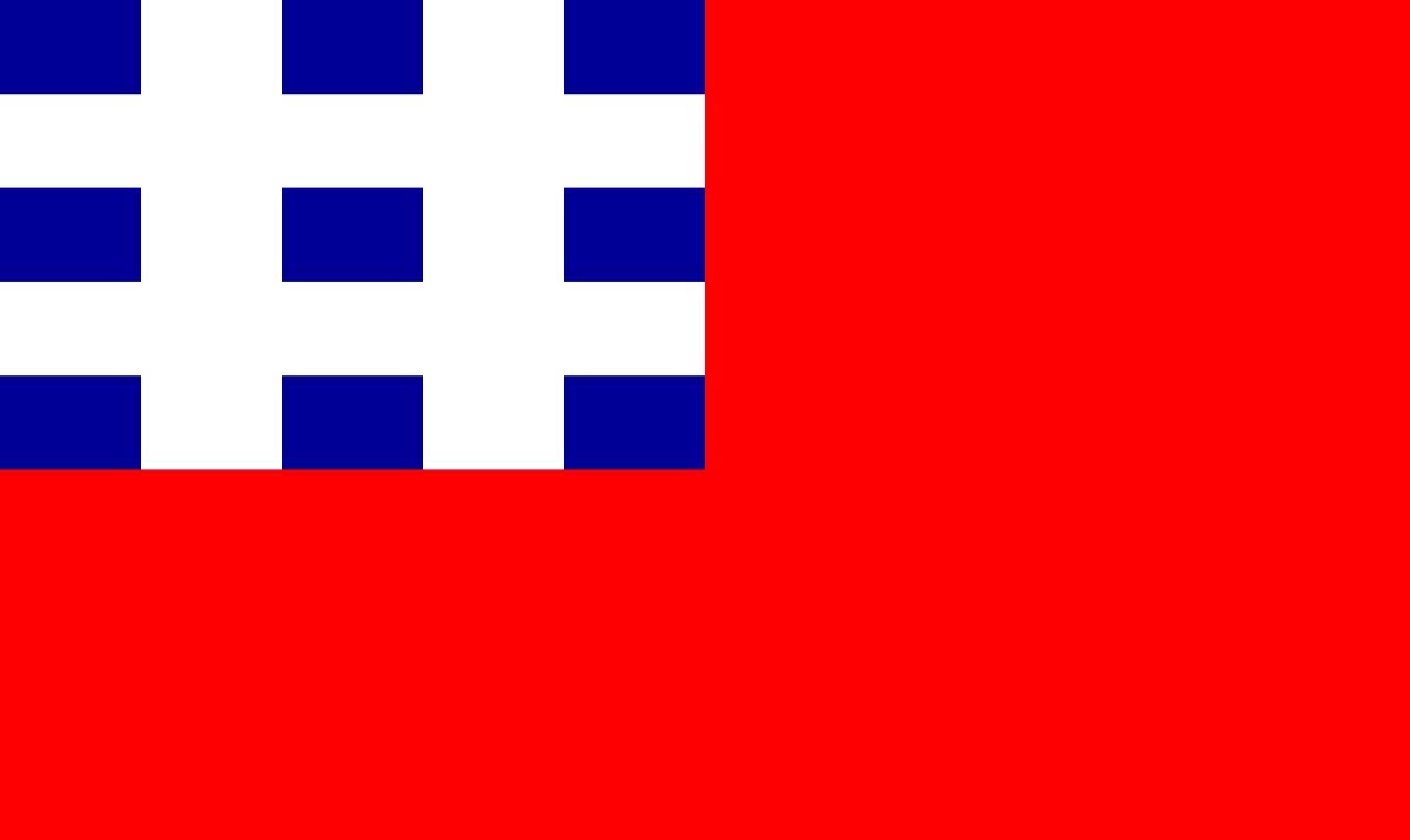 并且设计了"中华帝国"国旗