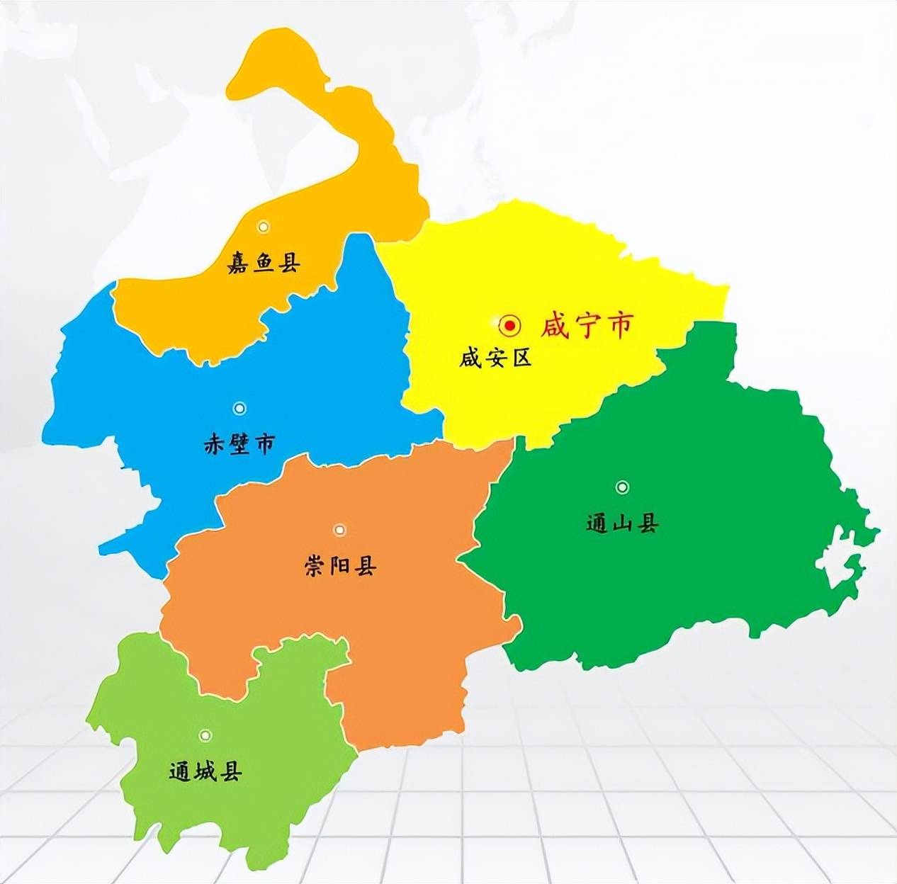 咸宁市的区划调整,湖北省的第10大城市,为何有6个区县?