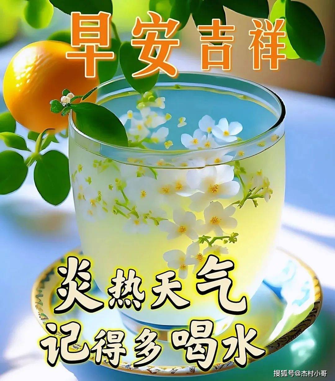 天气晴朗早安图片图片