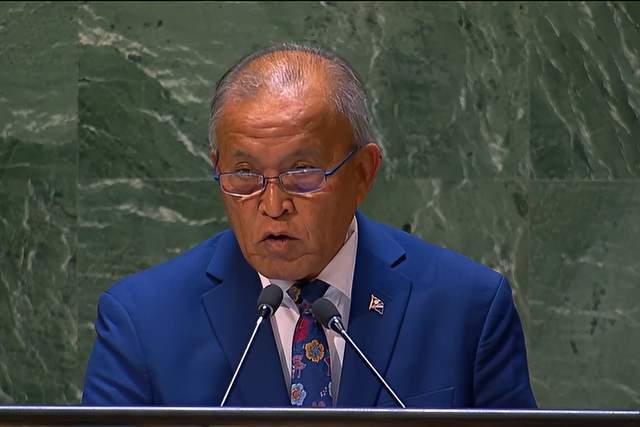 【马绍尔群岛总统戴维·卡布阿】其中,马绍尔群岛方面在联大的发言