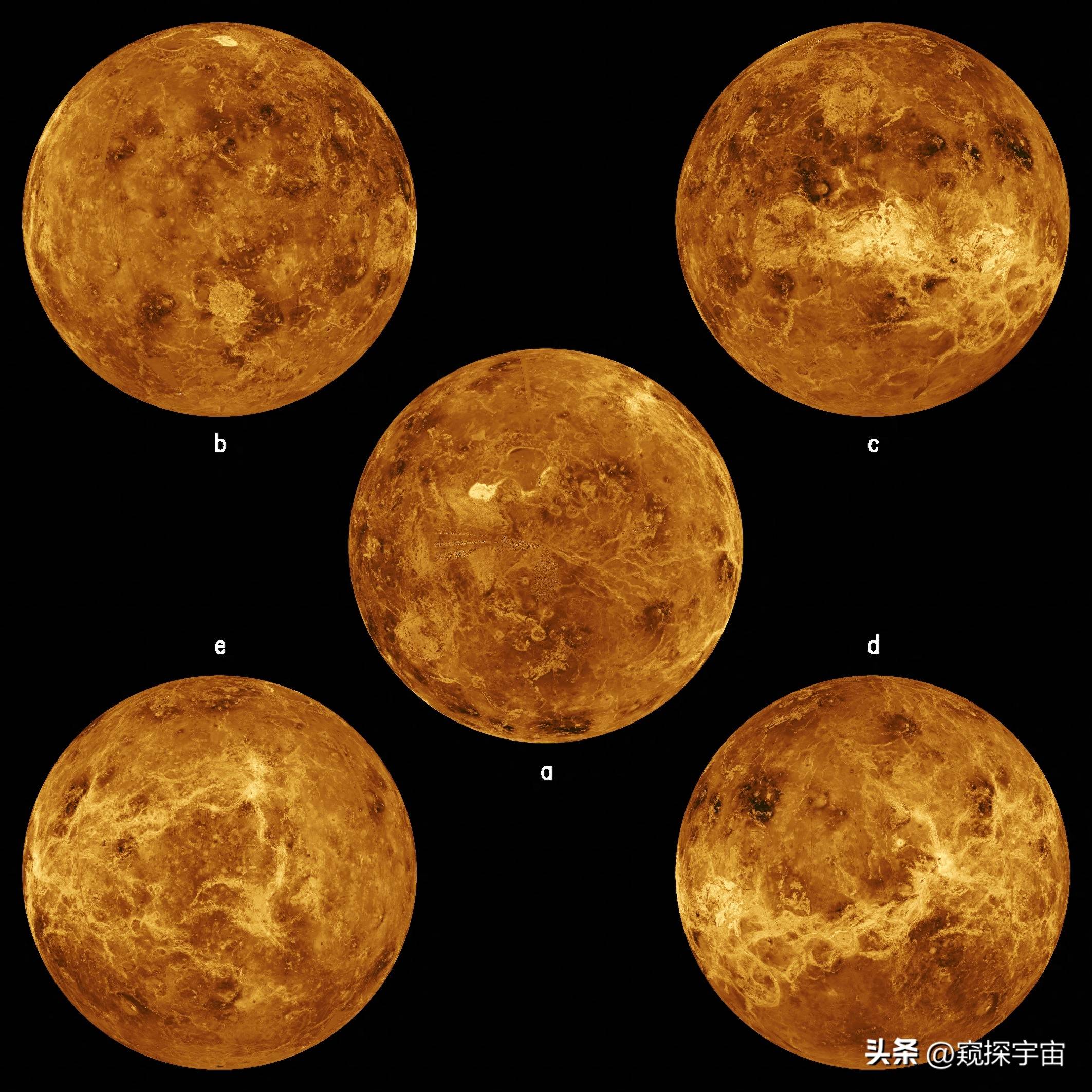这是探测器拍摄的金星!