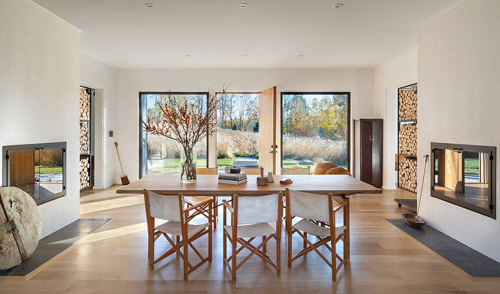 纽约北部侘寂wabi-sabi风格美学别墅_自然光_戏剧性_大量的