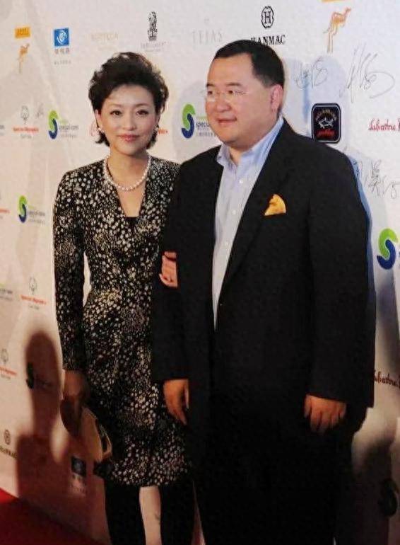 杨澜晒夫妻合影,老公肥头圆耳像暴发户,她穿旗袍配绿宝石气质好_形象