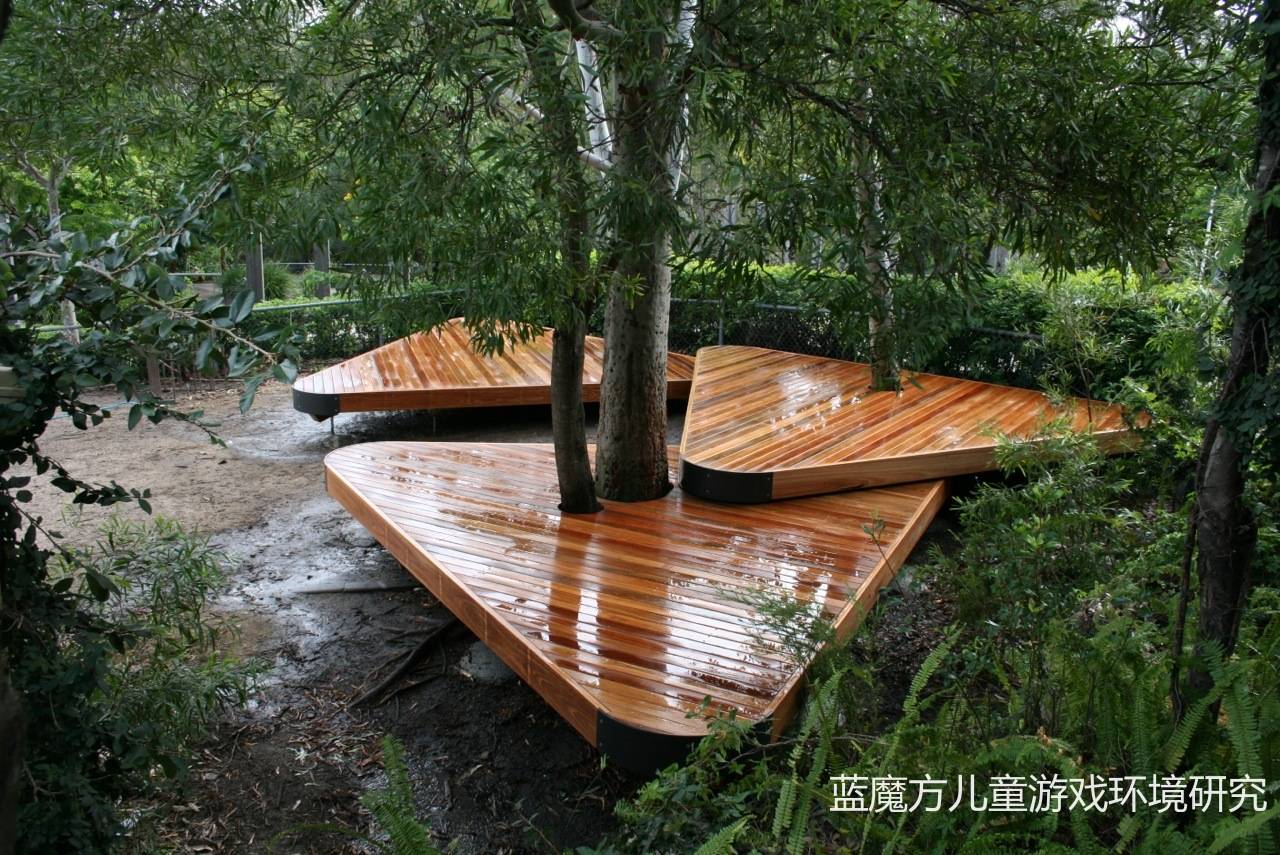 幼儿园户外空间魔法:让树下空间从沉闷无趣到妙趣横生_大自然_环境