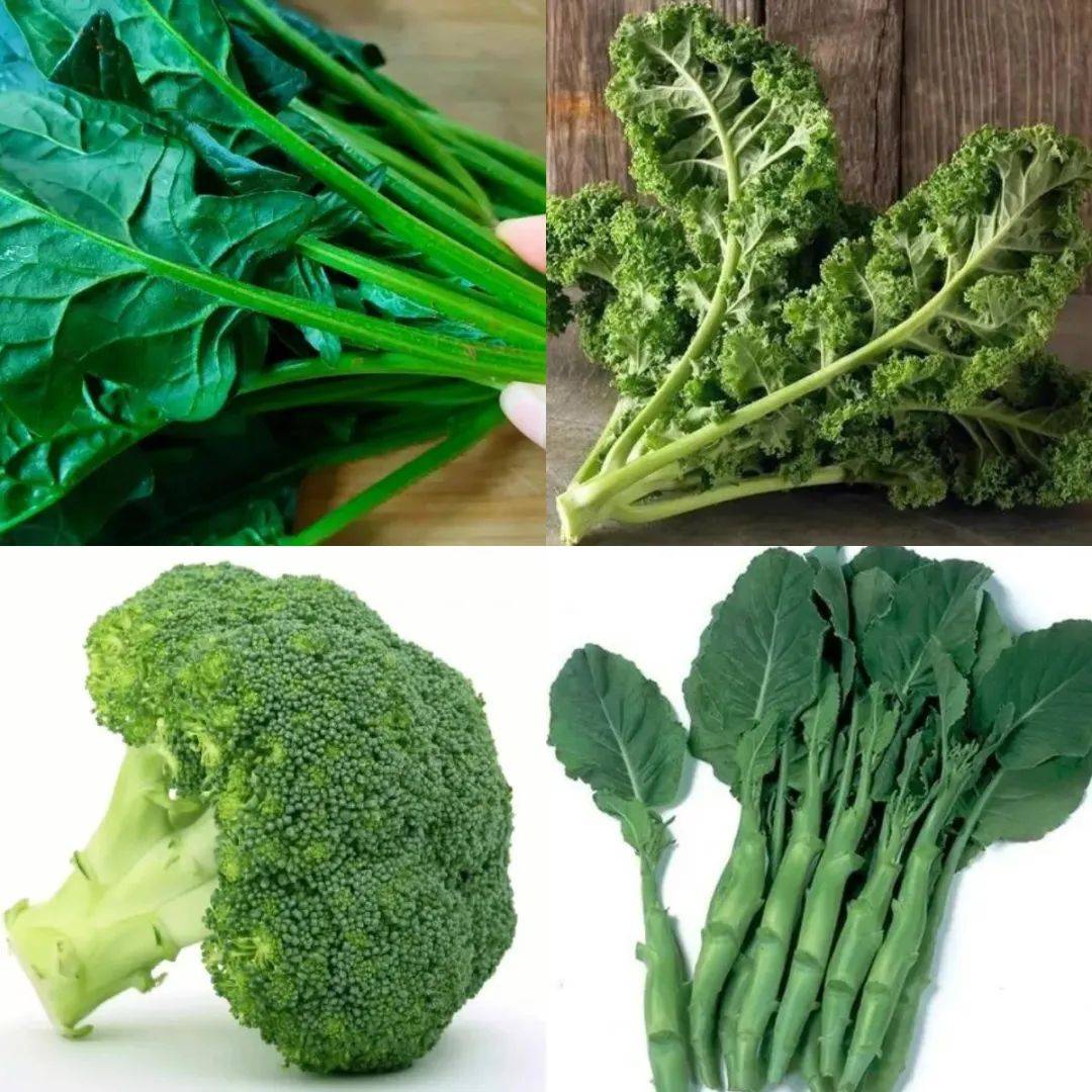 绿叶蔬菜中含有更加丰富的叶黄素,往往颜色越深的绿色蔬菜,叶黄素含量