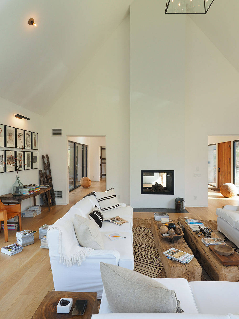 纽约北部侘寂wabi-sabi风格美学别墅_自然光_戏剧性_大量的