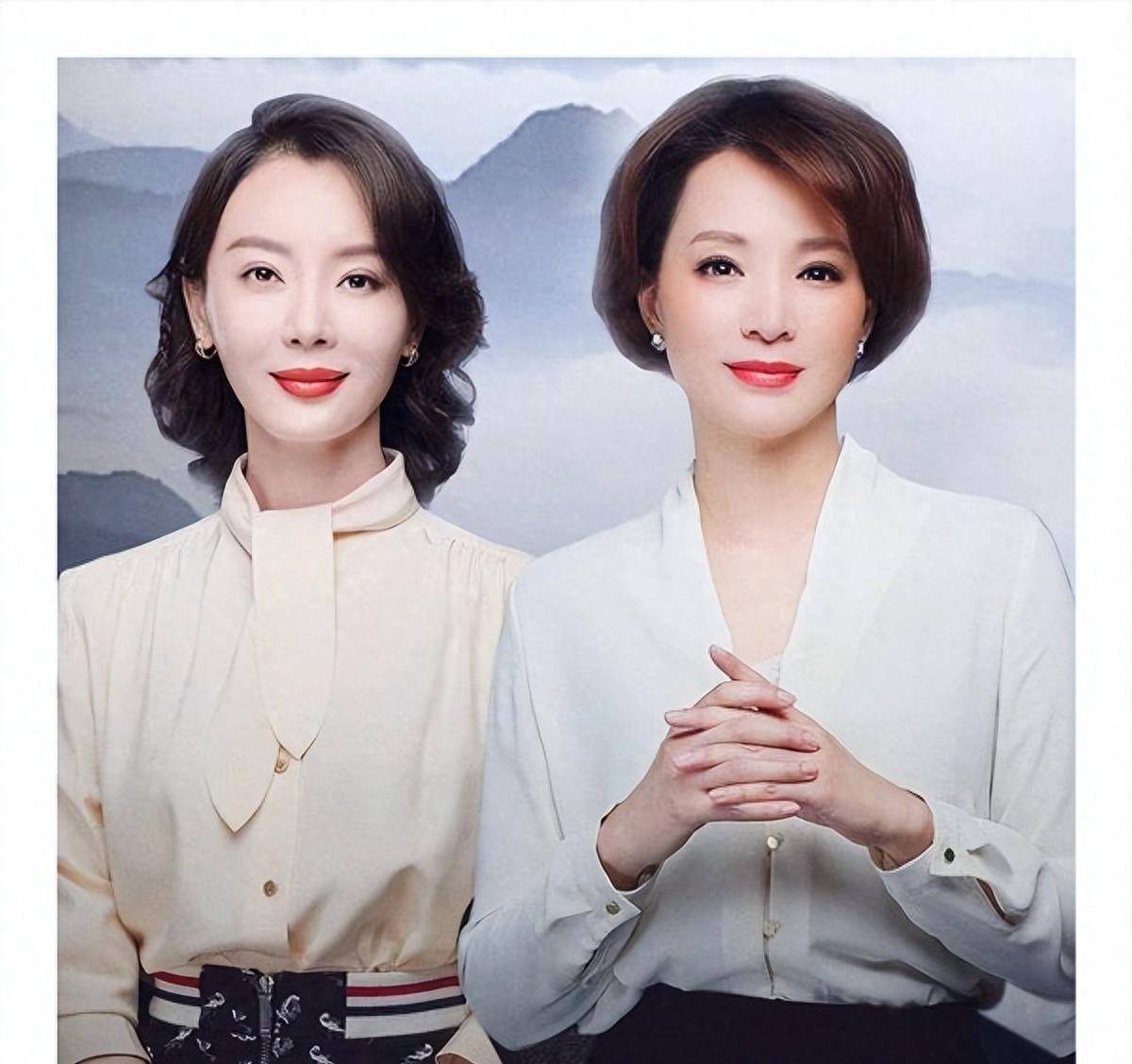 49岁董卿与45岁陈数同框!