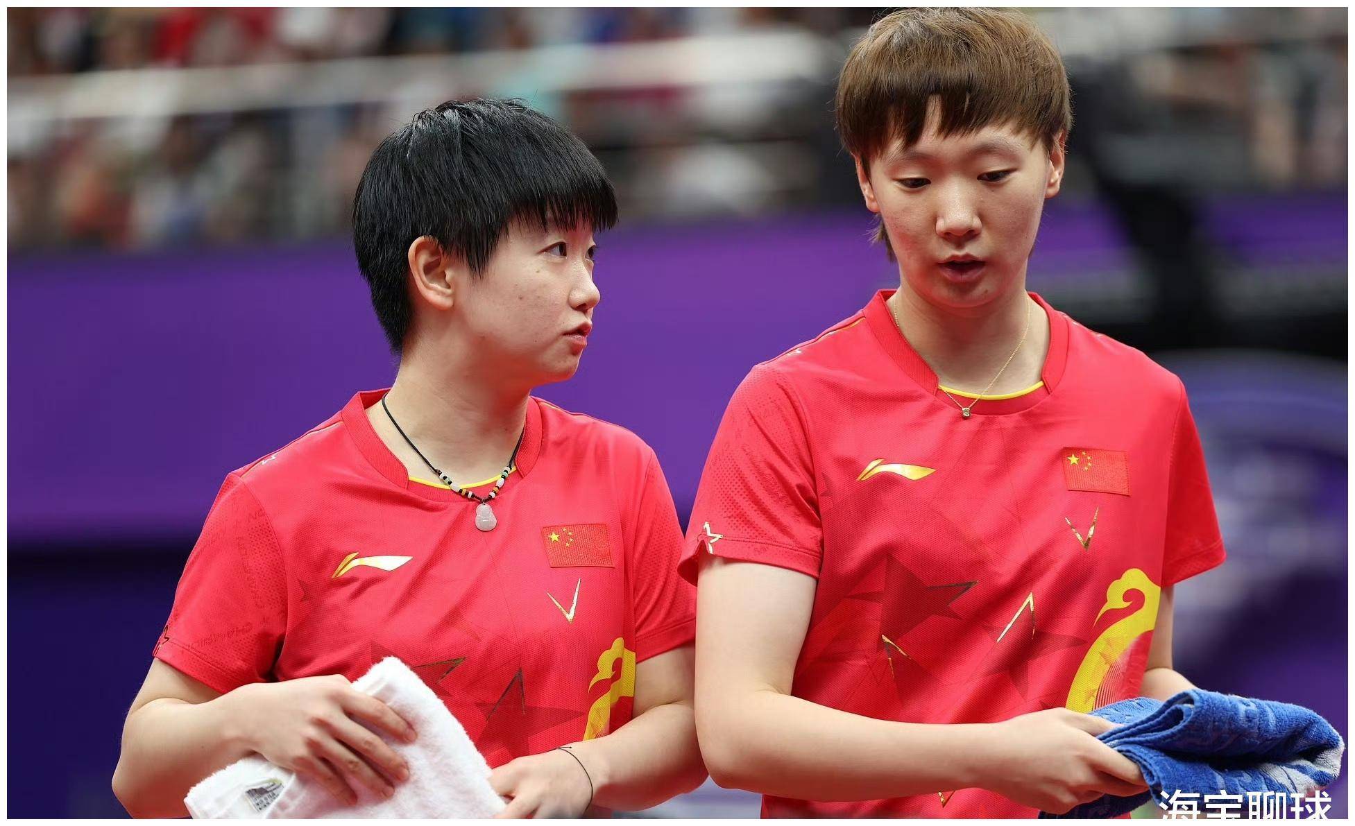 孙颖莎王曼昱四朵金花晋级女双八强,国乒单项比赛目前保持全胜!