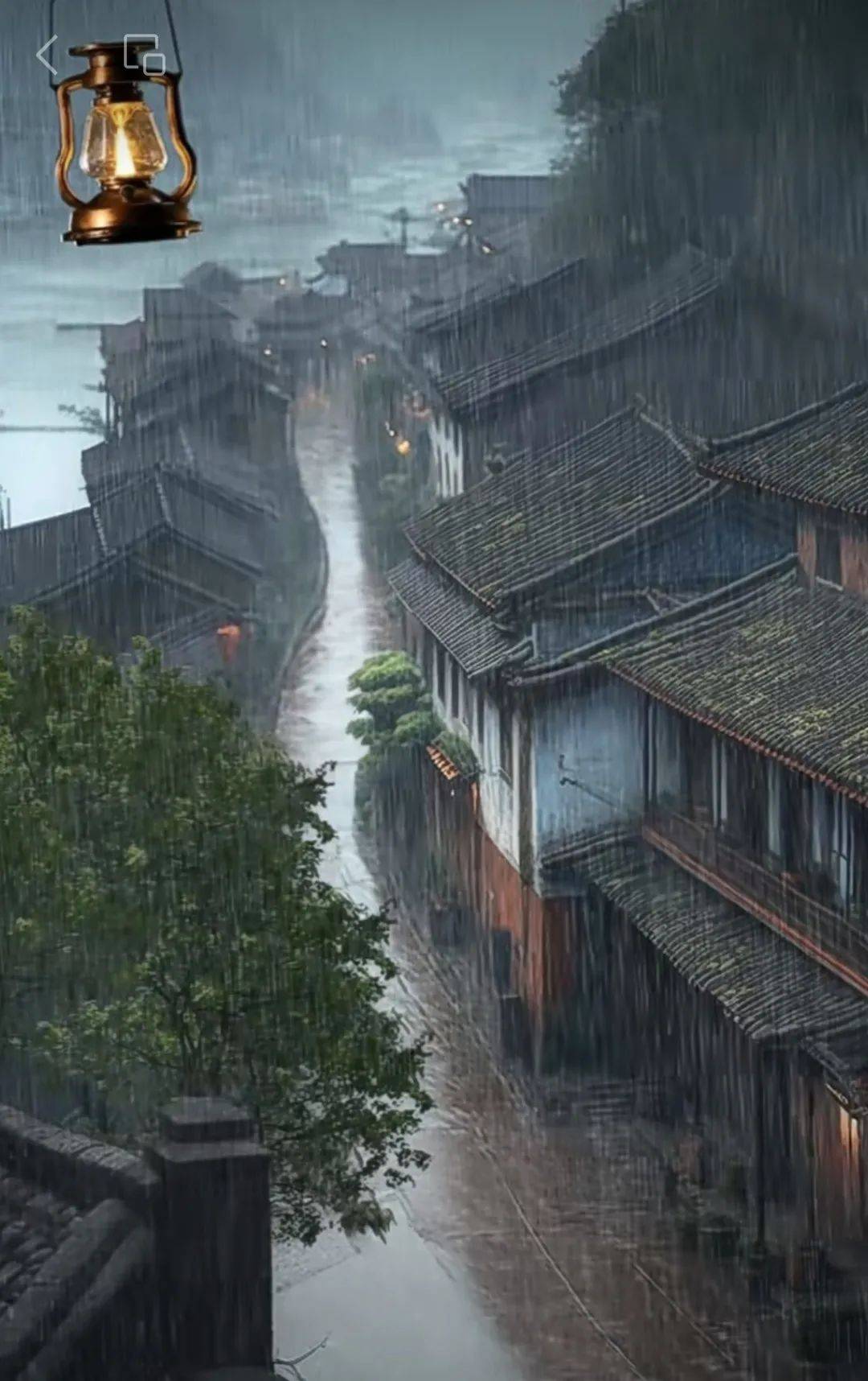 60岁的白居易烤着火,听着窗外的雨声,写下史上最闲适的一首秋雨诗
