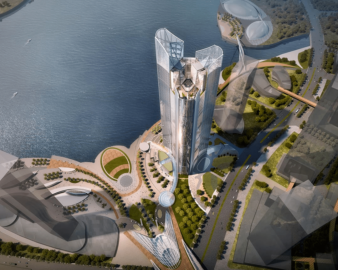 黄埔新地标!知识塔进度刷新!预计25年竣工,片区价值将拔高!_项目_广州