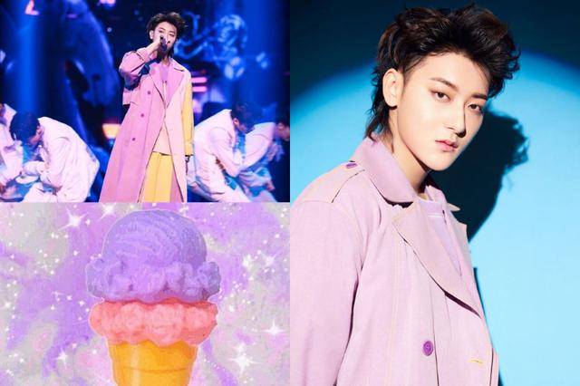 这组造型还不错,此前黄子韬在粉丝面前就是小可爱的人设,所以这组造型