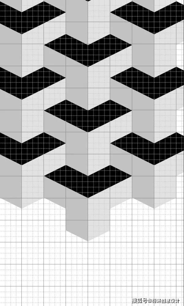 ps软件技巧,绘制3d几何图案_步骤_模式_形状