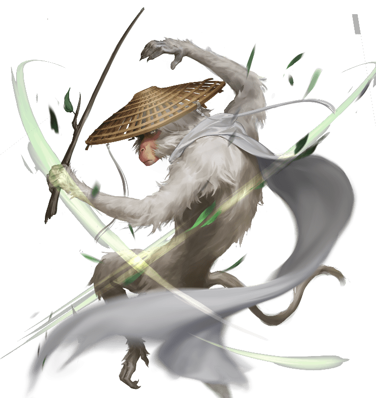 白猿公的外观亮点在于披风,另外大家不妨一起猜一下,这