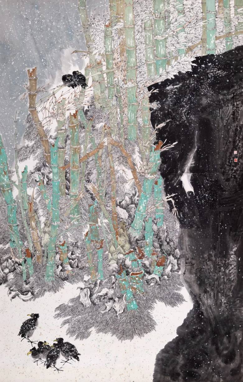 潘培芳 作品△中国美协会员 刘淼瀚 作品绍兴站参展画家:张树立,肖曰
