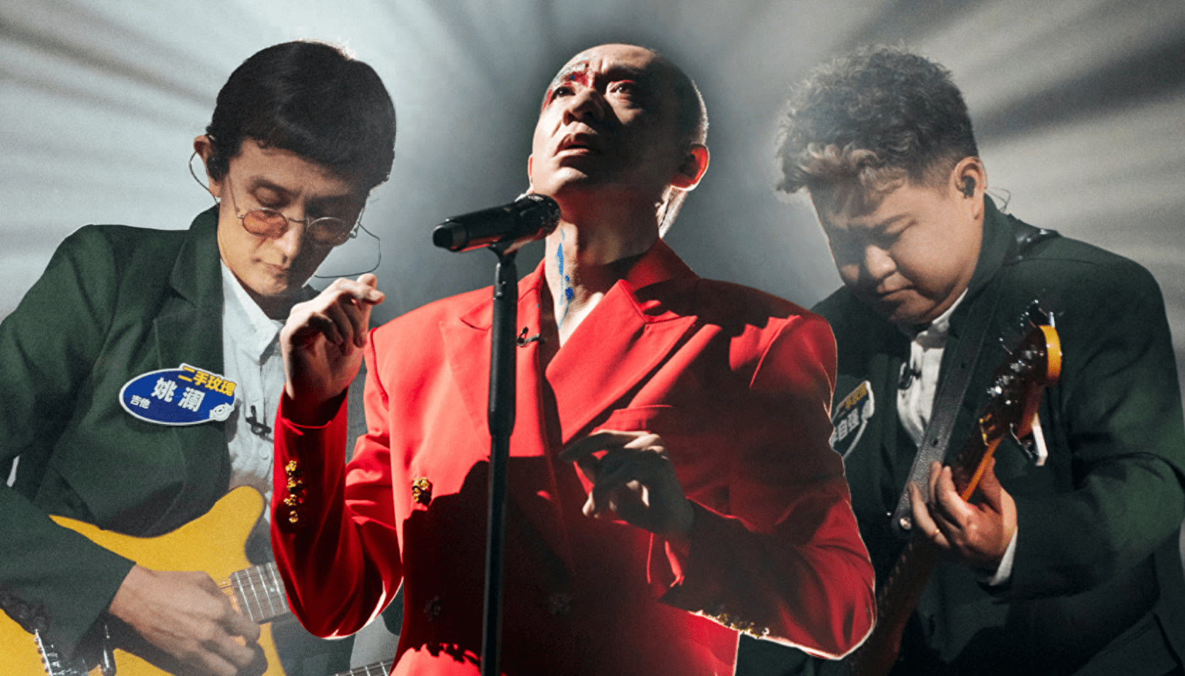 梁龙唱了两个特别炸的歌,首先是改编赛有点耍赖的《耍猴》,自己的作品