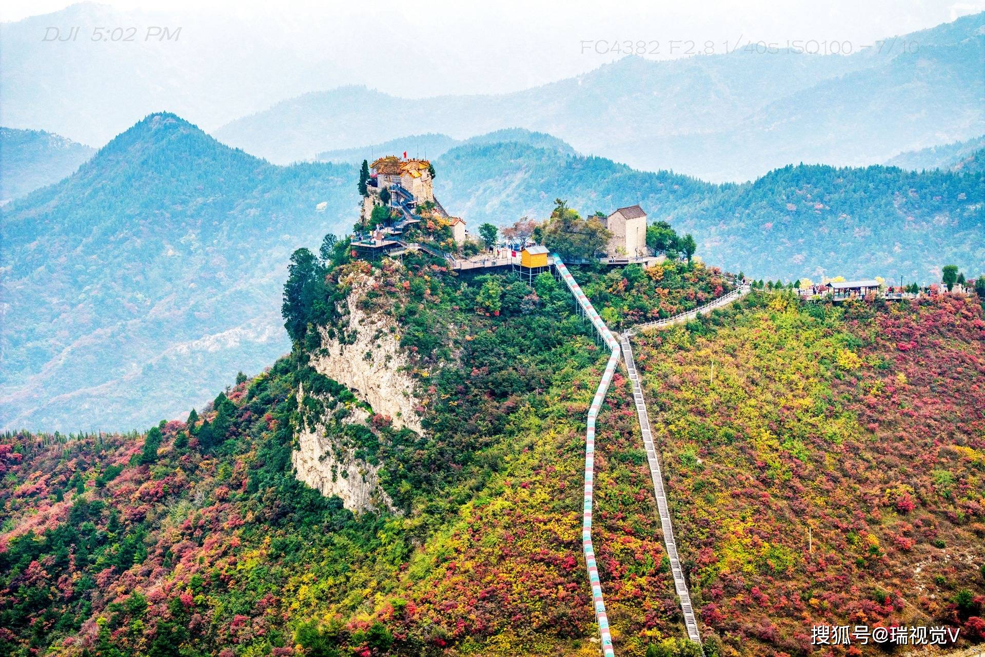 柏尖山:秋色斑斓,红叶醉游人丨河南安阳林州