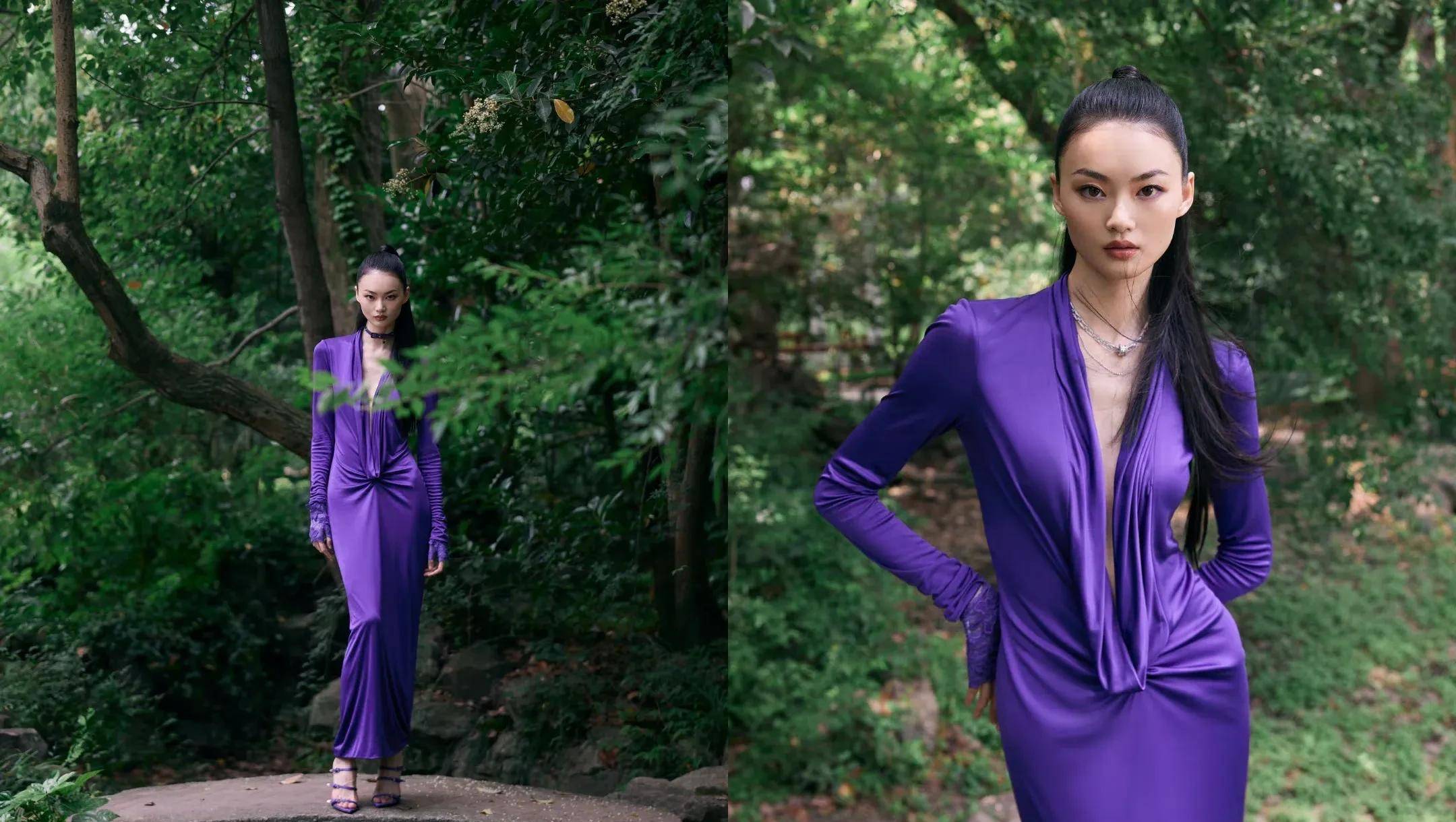 快速查看 |明星在《时尚芭莎》晚会上的看法_造型_热巴_连衣裙