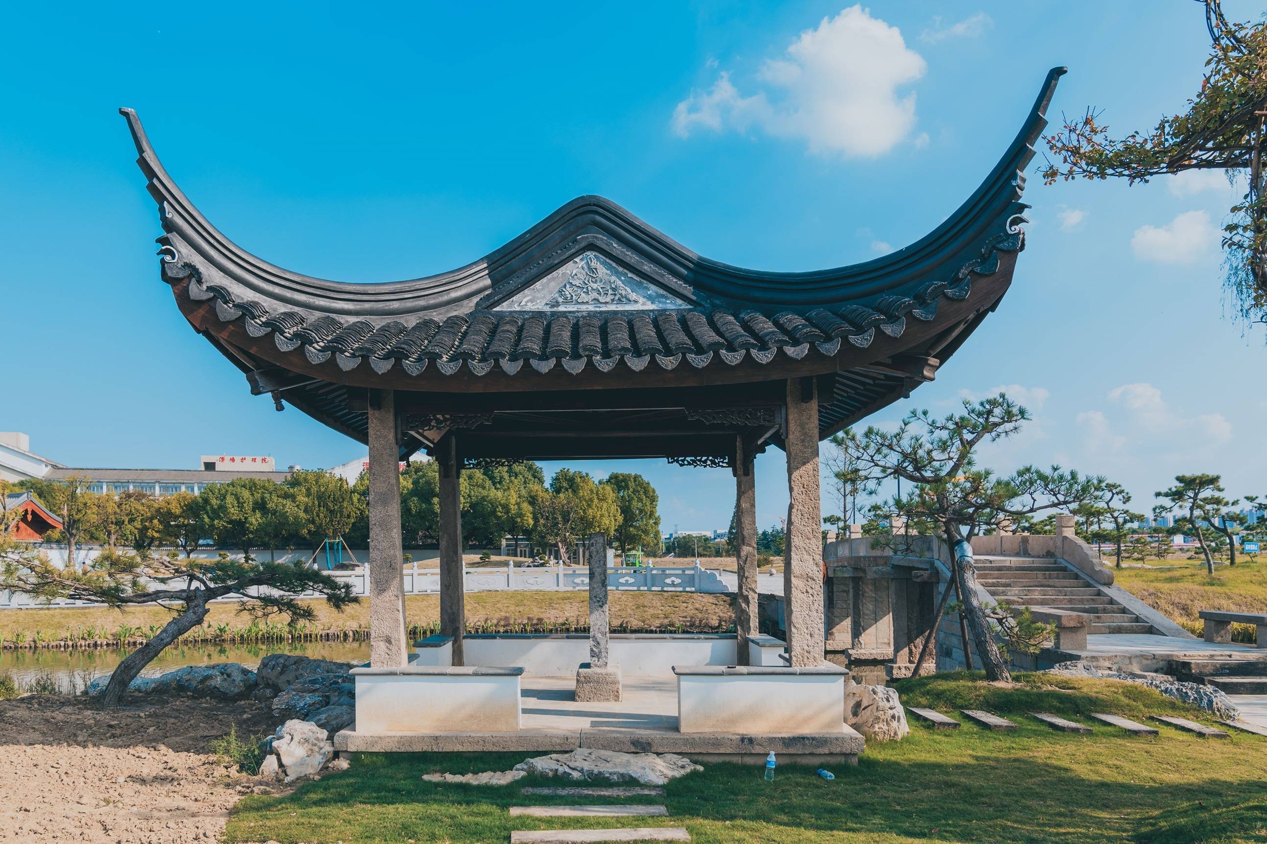 秋高气爽,一起走走苏州市相城区渭塘的万安桥吧_渭塘镇_文化园_建设