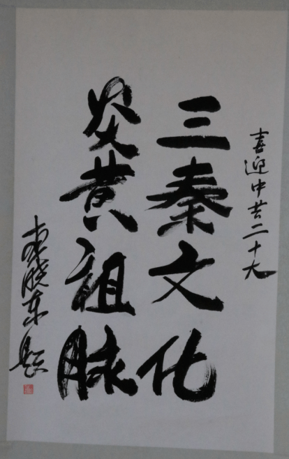 文化研究会副秘书长王芳闻,副秘书长,三秦文化研究会书画院副院长常斌