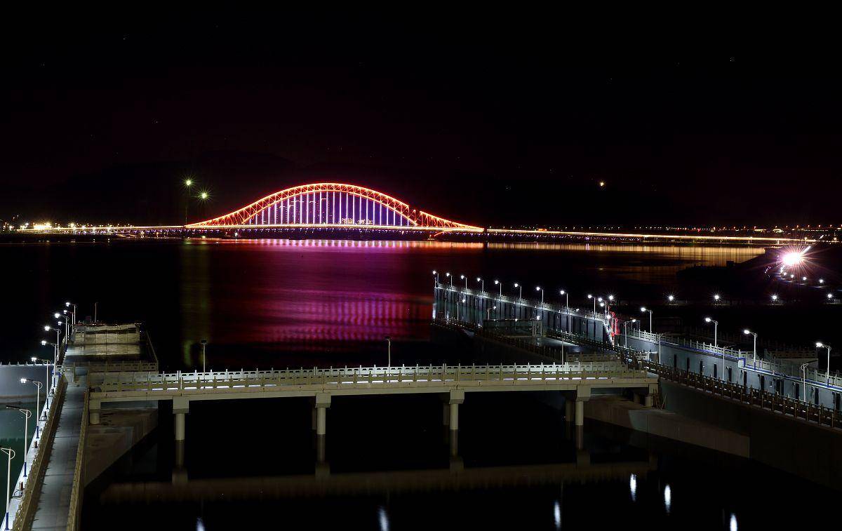 宁波梅山红桥极为雄伟壮观_北仑区_桥梁_观光