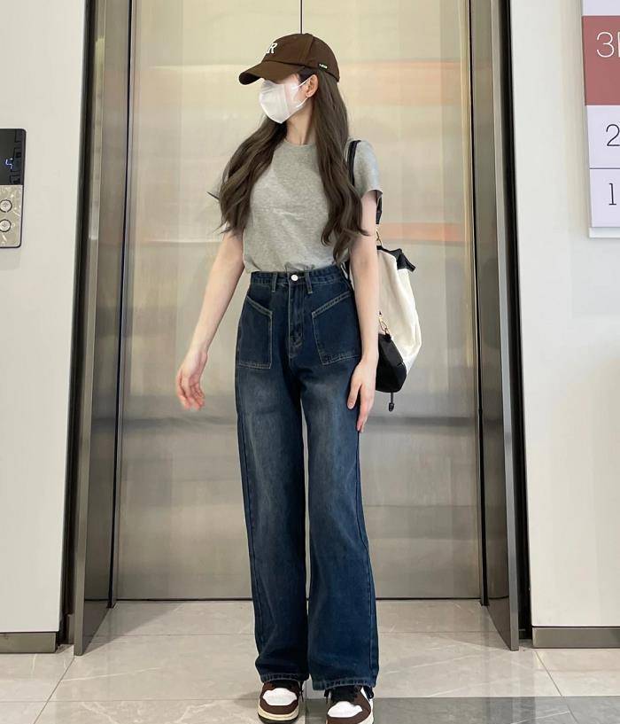 今年最流行的3条牛仔裤,它们搭配起来最好看_身材_款式_裤子