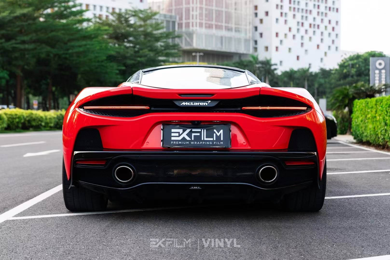 迈凯伦gt-ek改色膜法拉利红,无论任何车型都能轻松驾驭_搜狐汽车_搜狐