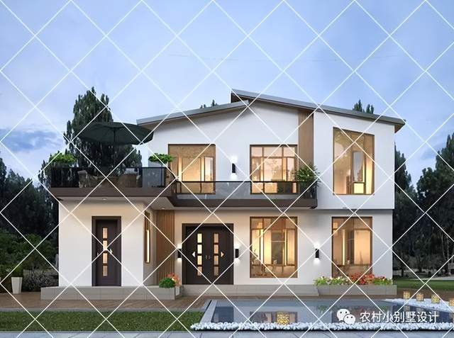 30套现代风格农村小别墅,造型简约时尚,80,90后的朋友一定要看_房子
