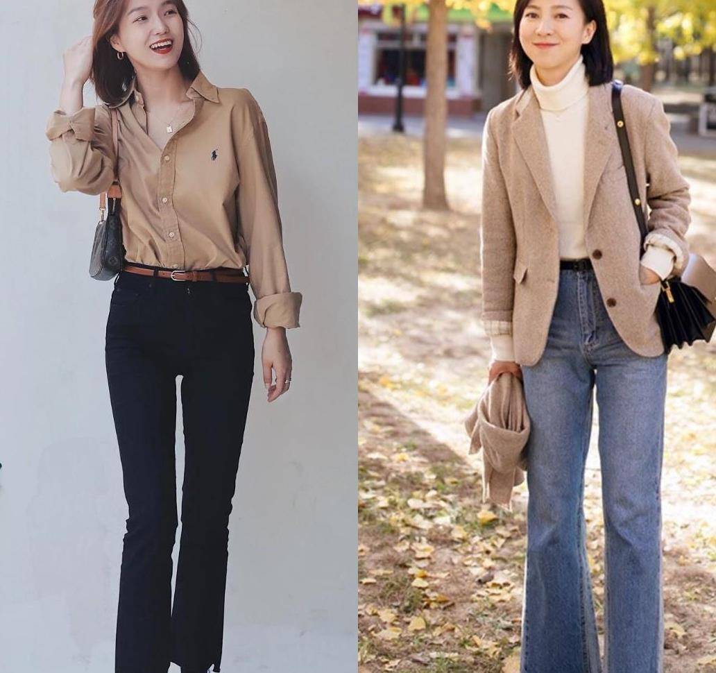 今年运动鞋不流行,满大街都是"裤子 无痕靴",既显腿长又更时尚_鞋子