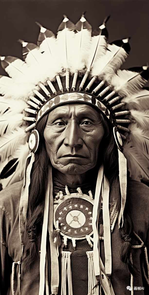 midjourney精品鉴赏-人物篇 《雀斑少女和部落长老》_咒语_skin_的