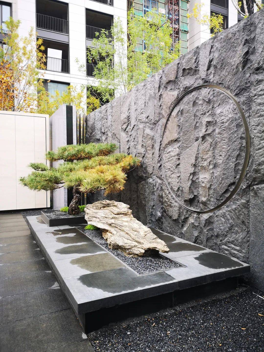 新中式景墙,塑造美丽庭院隐秘空间,营造中式圆满之蕴意_景观_元素