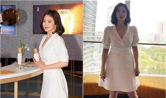 宋慧乔瘦了10斤都不止,现身香港机场,路人镜头下还是那么显嫩_发型