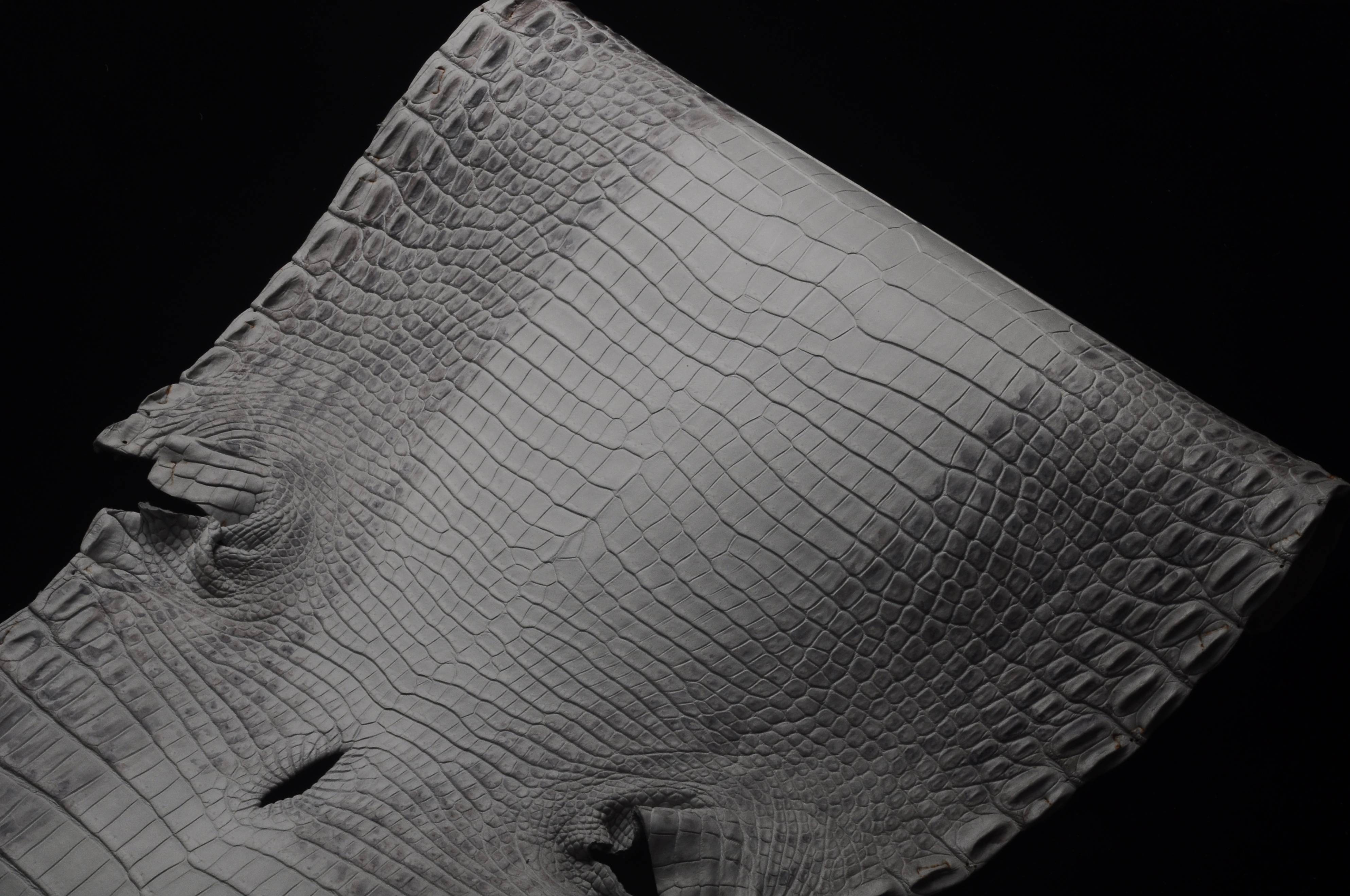 鳄鱼皮制作工艺——轻涂,无涂_皮制品_皮革_纯手工