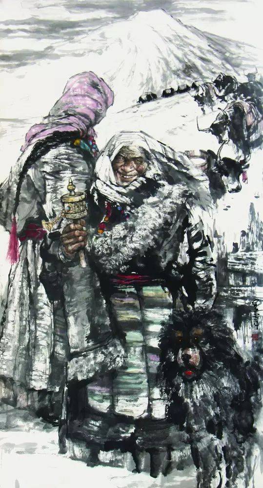 刘宏伟画家直面生活,积极探索,作品富有生活气息,意趣盎然_绘画_笔墨