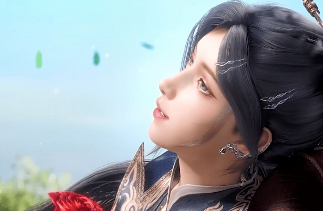 斗罗:木槿模型再优化,侧颜很绝,她也穿了黑丝配有金色纹饰_周漪_帆羽