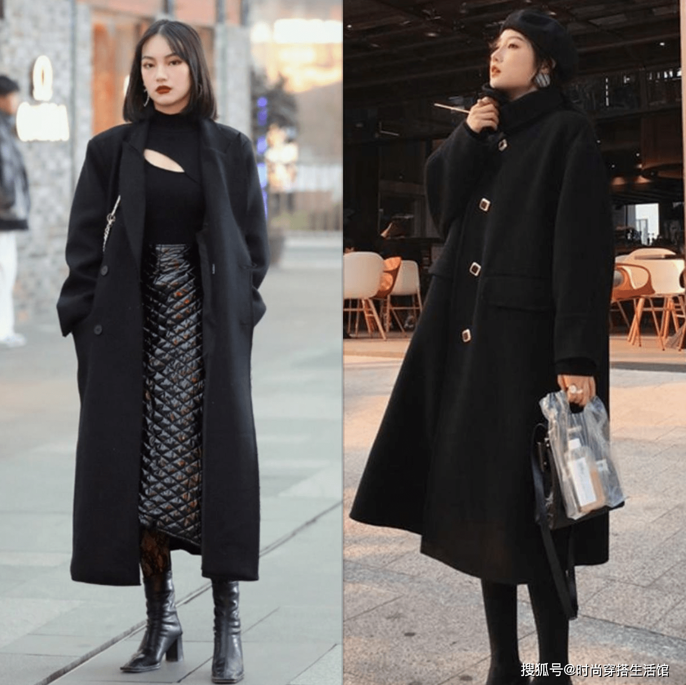 为什么劝你多穿黑大衣,看韩国博主就知道了,美得多优雅高级