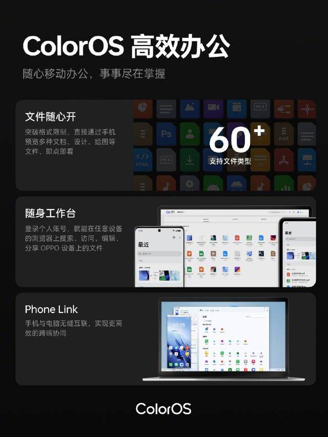 對打工人而言,手機應該是一座能隨時隨地辦公的工作站,coloros 14上就