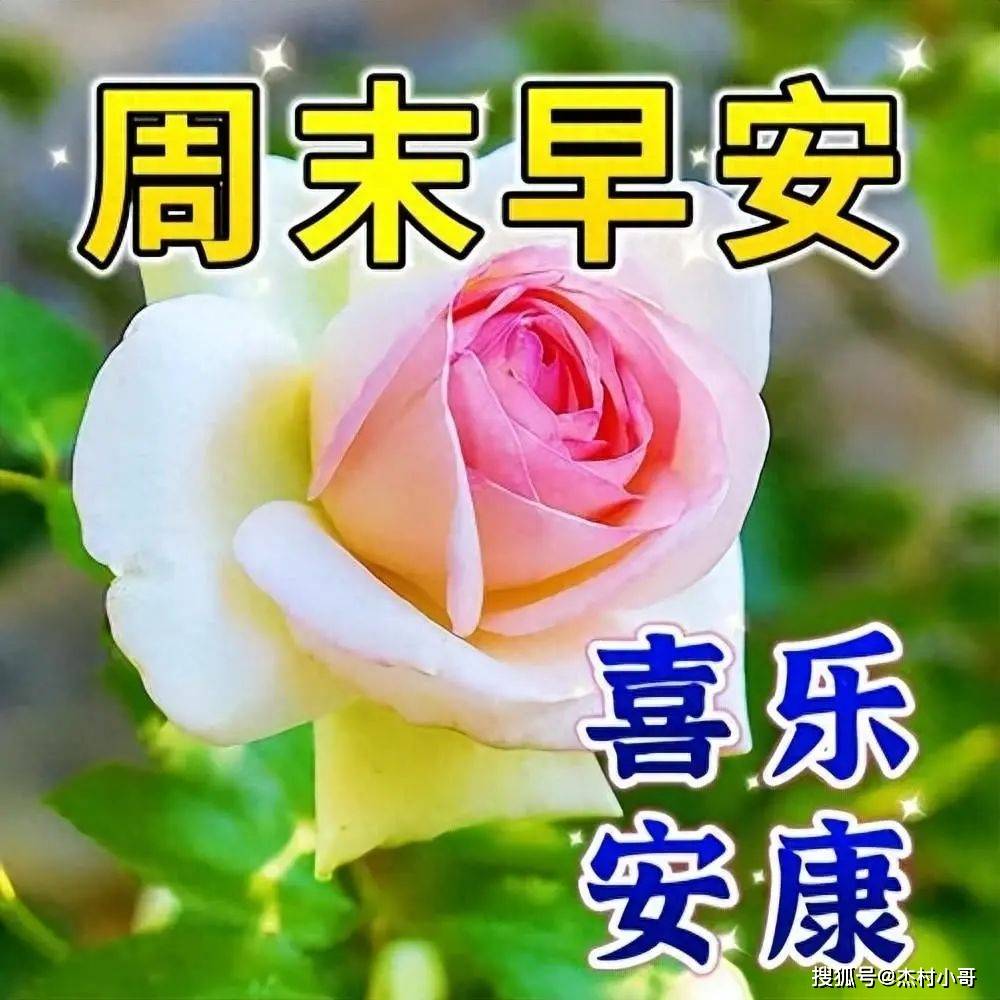 周末早上好,精选9张非常有创意的早安晨语暖心图片带字祝福语_朋友