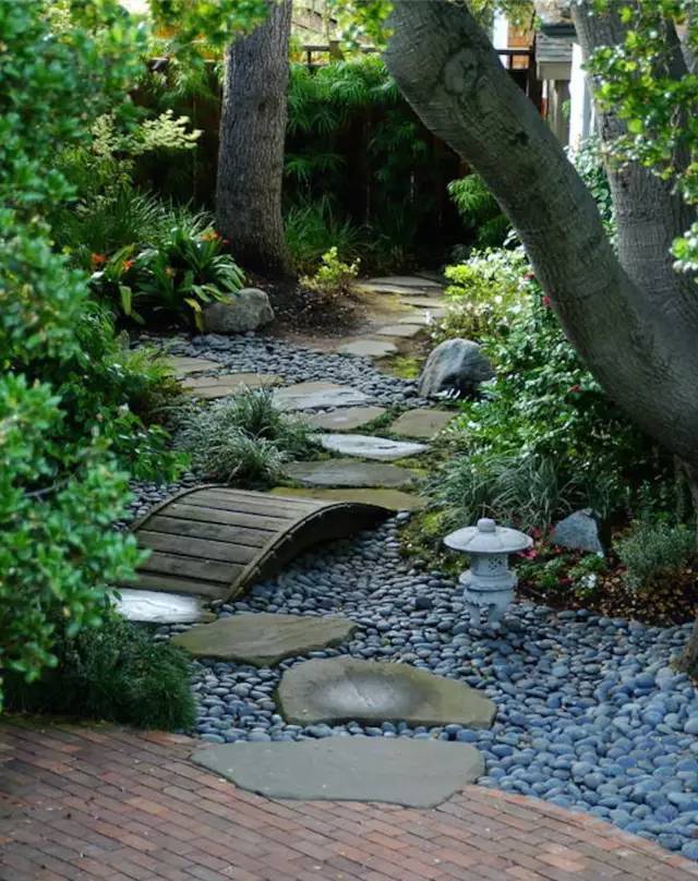 庭院旱溪景观怎么做?其实很简单哦~_水景_时候_素土