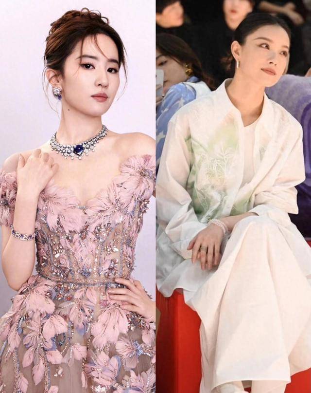 刘亦菲戴4000万珠宝出席活动,生图曝光惨遭网友吐槽:胖的像大妈_身材