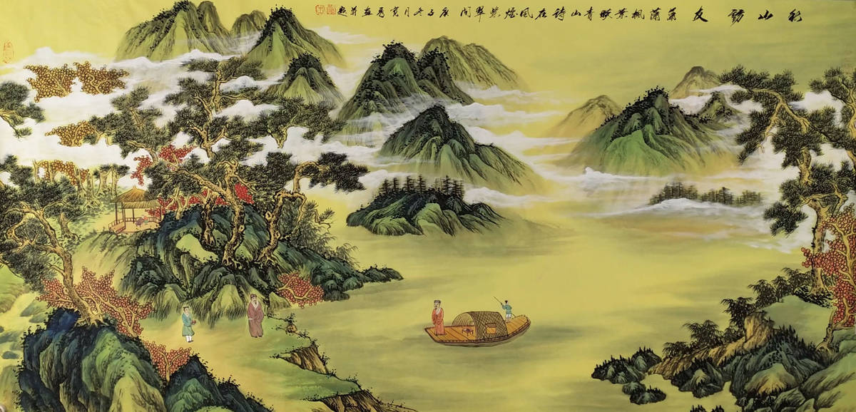 欣赏王宽秀画作,品味流年的诗行,品味岁月的画卷_水墨_万物_生活