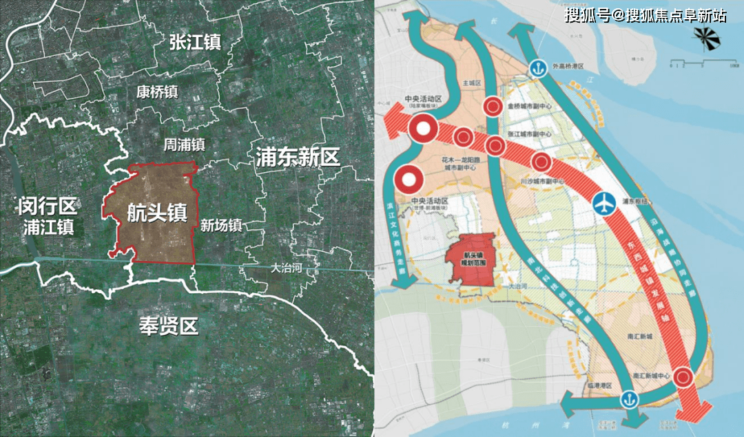 近日,浦東新區航頭鎮(大治河以北)國土空間總體規劃獲得批覆同意,這