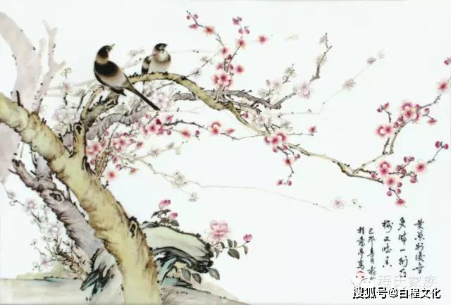 程意亭花鸟瓷板画真品图片及鉴定方法_景寿_景德镇_江西